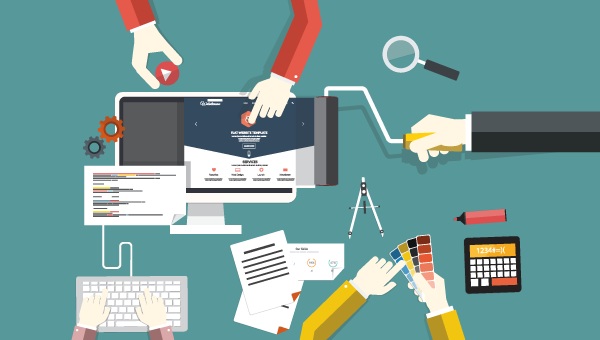 Interactive web designing